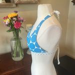 Aeropostale  Blue Polka Dot Bikini Top Photo 4