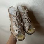 Fly London  Yuta Wedge Sandals Open Toe Lace-Up Rose Gold Metallic 2.5" Heel 40 Photo 2