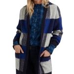 Lucky Brand NEW  Buffalo Check Long Cardigan Sweater Photo 0