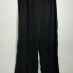 Soft Surroundings  black wide leg pants size large Photo 0