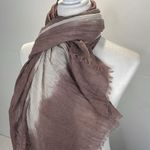 Source Unknown SCARF Ombré Rectangular with Eyelash trim Photo 3