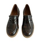 Paul Green Stacy Kiltie Penny Loafer Brown Bark Brushed Leather Size 5.5 UK 8 US Photo 4
