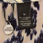 BKE  Blue and White Patterned Blouse Photo 1