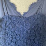 Lulu’s Picture of Perfection Spaghetti Strap Navy Blue Lace Dress Size Small Photo 8
