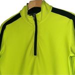 Ralph Lauren Lauren  Women's L Lime Green Quarter Zip Up Performance Track Jacket Photo 2