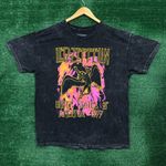 Led Zeppelin United States of America 1977 Rock Band Mineral Wash T-Shirt 1X Photo 0