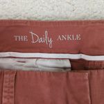 Talbots  The Daily Ankle Cropped Pants Women's Size 10‎ Slim Leg Dark Rose Photo 6
