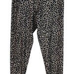 Blue Rain Boutique Brown Leopard Cheetah Animal Print High Rise Athletic Legging Photo 0