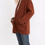 Madewell Diamond Jacquard Shaw Blazer Size XS Stained Mahogany Unstructured Photo 2