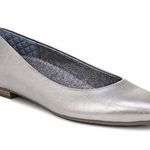 Dr. Scholls  Aston Pewter Metallic  Flats Size 9 wide Photo 0