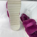 Koolaburra by UGG Women’s Size 11 Adjustable Slide Sandals Fuzz'd Out Fuchsia Purple Photo 11