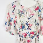 American Eagle NWT Floral Kimono Romper Dress Botanical Maxi Size 2 NEW Photo 2
