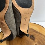 Cole Haan , Nike Air, Classy, light Brown Leather Basket Weave Pumps Size 8 1/2. Photo 6