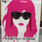 Betsey Johnson   RX-able Cats eye Sunglasses, case, Chain NIB Red lips Case Photo 0