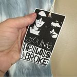 Young Fabulous and Broke  Blue White Tan Strapless Tie Dye Jumpsuit Small Photo 8