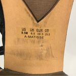 Franco Sarto  black suede ankle boots block heel women’s size 8.5 business casual Photo 8