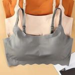 Seamless Bra Gray Size L Photo 0