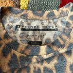Prince Peter Collection Leopard Animal Print Cropped Short Sleeve T Shirt Small Multi Photo 1