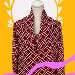 Blossom Boutique Medium Top Tunic Women Red And White Photo 6