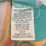 Umgee  Tropical Leaf Print Cropped Wide Leg Culotte Pants Size Medium Photo 4