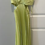 Sincerely Jules  green pleated maxi with cutouts  Photo 0