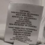 Shade & Shore White Eyelet Bikini Top Size 34B Photo 6