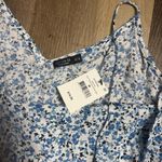 Cotton On , Blue Floral Sleeveless Blouse, Womens Size Medium Photo 3