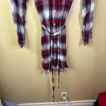 Gap  x Pendleton Flannel Shirt Dress Plaid Button Down Belted Long Sleeve Size SM Photo 6