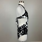 Kate Spade Women's Bathing Suit Size Medium Black and White Floral One-Piece Photo 6