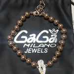 GaGa Milano Rose Gold Beaded Bracelet Photo 0