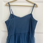 Modcloth Tiered Blue Dress Photo 6