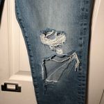 frame denim FRAME Le Original Distressed Light Wash Cropped Jeans Size 27 Photo 3