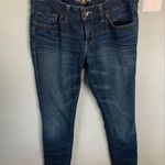 Lucky Brand  Lola Skinny Blue Ankle Cropped Jeans Photo 0