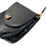 Vintage Judith Leiber exotic skin Karung snakeskin bag Black Photo 2