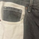 PacSun  High Rise Straight Black White Two Toned Denim Jeans Women Size 28 Photo 4