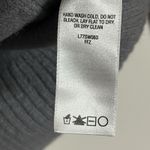 Cabela's  100% Lambs Wool Leather Elbow Patch Cardigan Size Small Gray Shawl Neck Photo 6