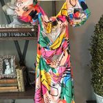Agua Bendita x REVOLVE Amber Dress Multi Abstract Womens Size Large Photo 3