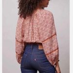 Patrons of Peace NWT  Adobe Tile Print Smocked Cropped Ballon Sleeve & Skirt XS Photo 12