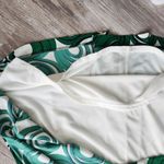 Anne Klein Women's Sleeve Circle Pattern Stretch Silk Dress Camellia/Envy Size 6 Photo 13