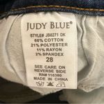 Judy Blue  Womens Relaxed Fit JB8271 DK Distressed Blue Medium Wash SZ 28 Photo 5