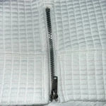 Buckle Black Womens White Waffle Grid Sweatshirt G11 Size L Photo 3