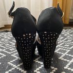 Qupid Black Wedges Photo 3