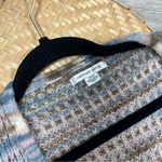 American Eagle  colorful striped knit balloon sleeve open front‎ cardigan sweater Photo 5