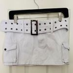 Princess Polly White Iconic Cargo Mini Skirt Photo 0