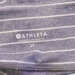 Athleta Stripe Salutation 7/8 Tight in Powervita Leggings Size Large Tall Gray Photo 5