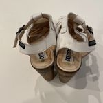 Destroy Women’s Wood Platform Heels White Leather Upper Sz 10 Spanish Y2K 90’s Photo 12