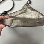 Frye Gold Leather Melissa Crossbody Handbag Bag Purse Womens Classic Small Photo 2