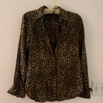 Ralph Lauren  gorgeous leopard button up top size L Photo 0
