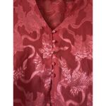 Victoria's Secret Victoria’s Secret Vintage Sheer Pink Floral Lingerie Button Up Top Size Large Photo 3