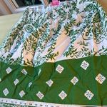 she's cool Green and White Smocked Short Lined Bubble Mini Skirt size Large Photo 6